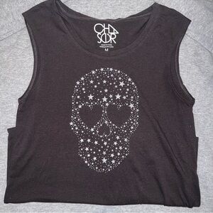 Chaser Charcoal Graphic Tank